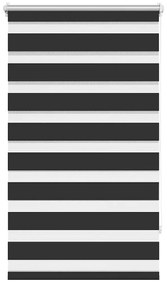 vidaXL Ρόλερ Zebra Μαύρο 70 x 120cm