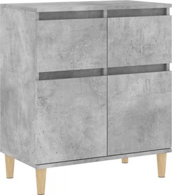 vidaXL Ντουλάπι Γκρι Σκυροδέματος 60x35x70 εκ. Επεξεργασμένο Ξύλο