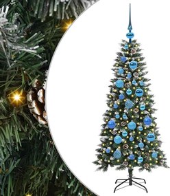 vidaXL Τεχνητό Χριστουγεννιάτικο Δέντρο με 150 LED Πράσινο 120 cm