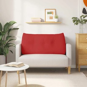 vidaXL Μαξιλάρι Πλάτης Κόκκινο 100 x 24 x 50 εκ ύφασμα