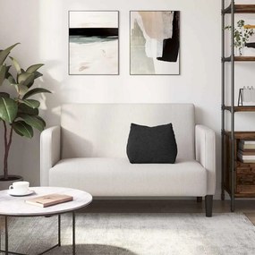 vidaXL Μαξιλάρι Πλάτης Μαύρο 45 x 20 x 35 εκ. ύφασμα