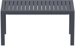 Τραπέζι πολυπροπυλένιου Ocean 90x45 Dark Grey