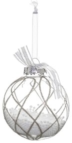 Στολίδι Χριστουγεννιάτικο (Φ8) A-S Silver Spquares 166000