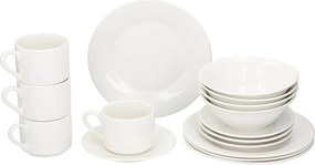 ΠΙΆΤΑ - ΣΕΤ ΔΕΊΠΝΟΥ/ΚΑΦΈ BREAKFAST SET ALPINA 16PCS WHITE SW CB D20