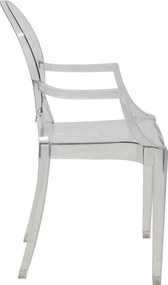 Καρέκλα Narova pakoworld PC διάφανο 43x48x92εκ