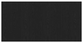 vidaXL Κεφαλάρι Μαύρη δρυς 160 x 1,5 x 80 cm Επεξεργασμένο ξύλο
