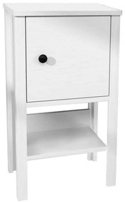 Κομοδίνο Frn 787CDL1605 40x53x71cm White
