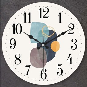 Ρολόι Τοίχου 902LMN1224 Φ36cm Multi Wallity Glass