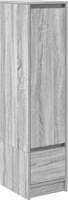 vidaXL Ντουλάπι Γκρι Sonoma 29,5x34x119,5 εκ. Επεξεργασμένο Ξύλο