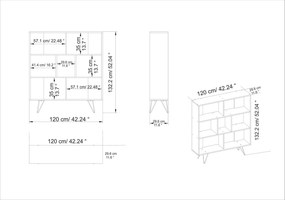 Bookshelf Mistico - White White