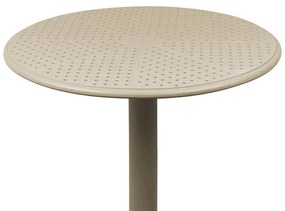 Τραπέζι Merkon pp σε cappucino απόχρωση Φ60x75εκ 60x60x75 εκ.