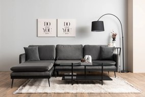 Corner Sofa Reya - Anthracite Anthracite