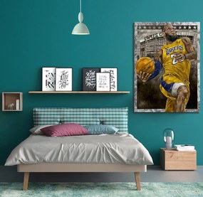 Πίνακας σε καμβά Lakers Lebron James KNV1085 65cm x 95cm