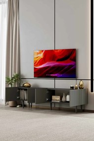 Έπιπλο Τηλεόρασης Γκρι CLORAME 160x29x20