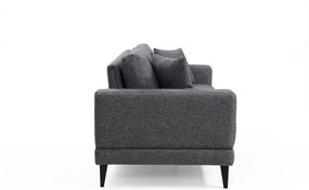 3-Seat Sofa-Bed Nordic 3 Seater Dark Grey
