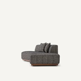 Καναπές μικρός αριστερός με υφή μπουκλέ, JACOPO