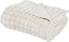 Κουβέρτα Καναπέ Fleece (130x170) Das Home 1386 White