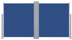 vidaXL Σκίαστρο Πλαϊνό Συρόμενο Μπλε 160 x 600 εκ.