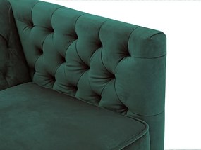 Πολυθρόνα Concept 55 185, Πράσινο, 75x85x85cm, Ταπισερί, Πόδια: Μεταλλικά
