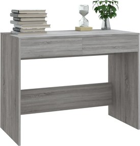 vidaXL Γραφείο Γκρι Sonoma 100x50x76,5 εκ. από Επεξεργασμένο Ξύλο
