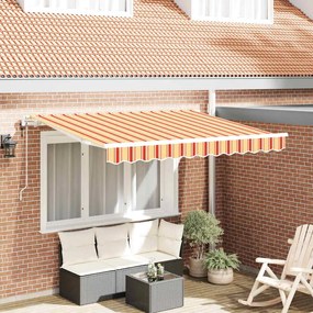 vidaXL Σκηνίτσα Αναδιπλούμενη Κίτρινο 350 x 200 cm ύφασμα
