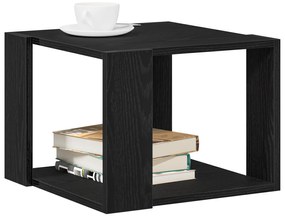 vidaXL Τραπεζάκι Καφέ Μαύρο δρυς 40x40x30 εκ. Κατασκευασμένο ξύλο