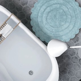 Πατάκι Μπάνιου (Φ60) Das Home Bathmats Colours 0635 Ciel