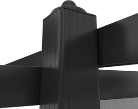 vidaXL Κιόσκι Κήπου με Πτυσσόμενη Οροφή Ανθρακί 4 x 3 μ.