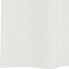 vidaXL Κουρτίνες Voile με βρόχους 2 τεμάχια Λευκό 140x175 cm