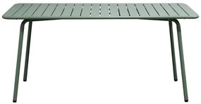 BRIO Slat Τραπέζι-Pro Κήπου - Βεράντας, Μέταλλο Βαφή Sandy Green 5635C 160x90x73cm Ε546,3