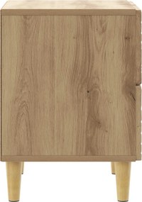 vidaXL Κομοδίνο 2 τεμ. Artisan Δρυς 43 x 34,5 x 48 εκ
