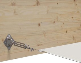 vidaXL Τέντα Κάθετη Λευκή 100 x 1000 εκ. από Ύφασμα Oxford