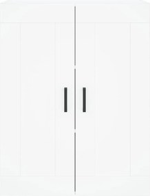 vidaXL Ντουλάπι Λευκό 69,5x34x180 εκ. από Επεξεργασμένο Ξύλο