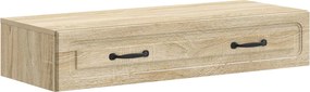 vidaXL Τραπεζάκι Τοίχου Sonoma Δρυς 87,5 x 34,5 x 17 εκ.