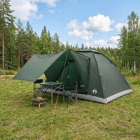 vidaXL Σκηνή Camping 6 ατόμων Στρατιωτικό Πράσινο