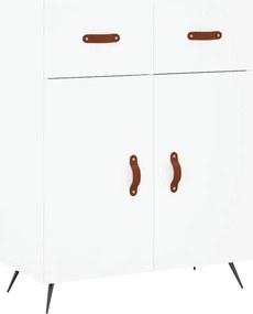 vidaXL Ντουλάπι Λευκό 69,5x34x180 εκ. από Επεξεργασμένο Ξύλο