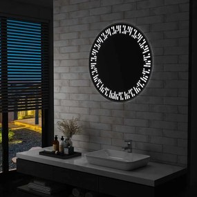 vidaXL Καθρέφτης Μπάνιου με LED 80 εκ.