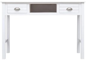 vidaXL Γραφείο Λευκό 110 x 45 x 76 εκ. Ξύλινο