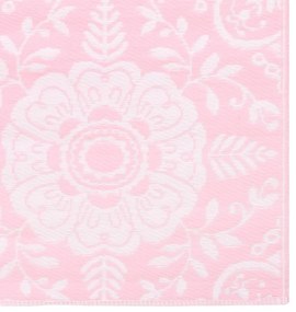 vidaXL Χαλί εξωτερικού χώρου ARAKIL ροζ 80x150 cm PP