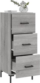 vidaXL Ντουλάπι Γκρι Sonoma 34,5x34x90 εκ. από Επεξεργασμένο Ξύλο