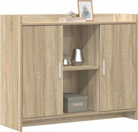 vidaXL Πλαϊνό γραφείο Sonoma Oak 98,5 x 33 x 80 εκ Επεξεργασμένο Ξύλο