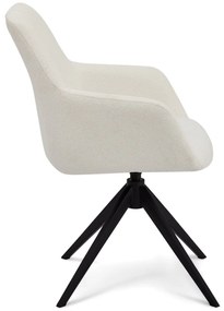 Helena Dining Chair with Armrests White