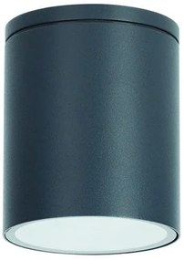 Επιτοίχιο Φωτιστικό Οροφής Lempo GU10 Μονόφωτο-Gkri Skouro