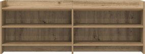 vidaXL Ντουλάπι TV 135 x 33 x 47 εκ. Artisan Δρυς Επεξεργασμένο Ξύλο