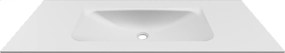 Elleci Anim White Matt 120x46 - Νιπτήρας επίπλου μπάνιου