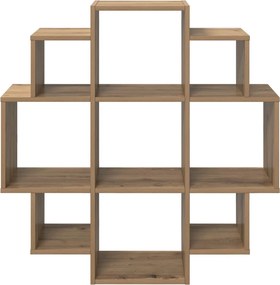 vidaXL Ράφι Τοίχου Artisan Δρυς 90 x 25 x 90 εκ. Επεξεργασμένο Ξύλο