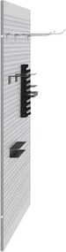 vidaXL Πάνελ Τοίχου Εργαλείων 2 pcs Γκρι 100 x 1 x 80 εκ
