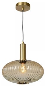 Φωτιστικό Κρεμαστό Lucide 45386-30-62 MALOTO Μελί (Amber)|Χρυσό Χρώμα (Gold Coloured)
