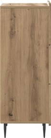 vidaXL Ντουλάπι με Συρτάρια 33 x 34,5 x 92 εκ. Επεξεργασμένο Ξύλο
