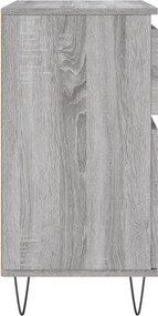 vidaXL Ντουλάπι Γκρι Sonoma 60x35x70 εκ. από Επεξεργασμένο Ξύλο